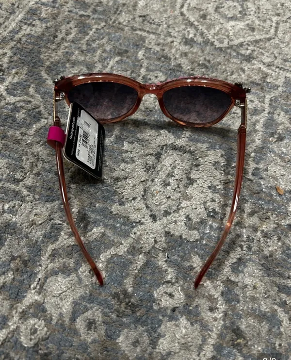 Custom crystals / butterfly / flower sunglasses handmade brand new - Image 8