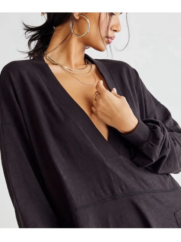 Free People Intimately Just Because Jumpsuit Onesie in Charcoal gray - Image 2