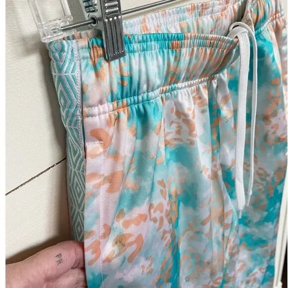 Umbro Women's Sublimated Track Pants‎ - Prism Blur/White Size Small - Image 10