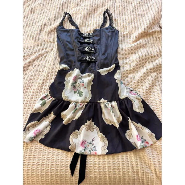 Zemeta Renaissance lock corset mini dress - Image 5