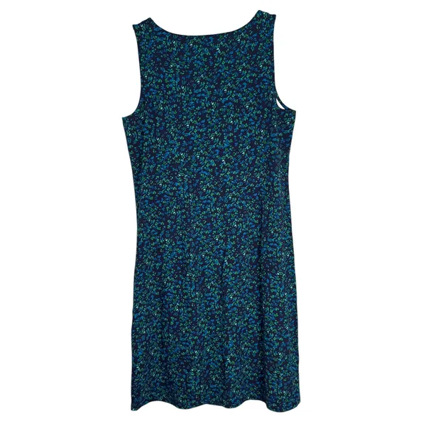 Isaac Mizrahi Live Blue Green Abstract Floral Sleeveless Shift‎ Dress A572626 MT - Image 8