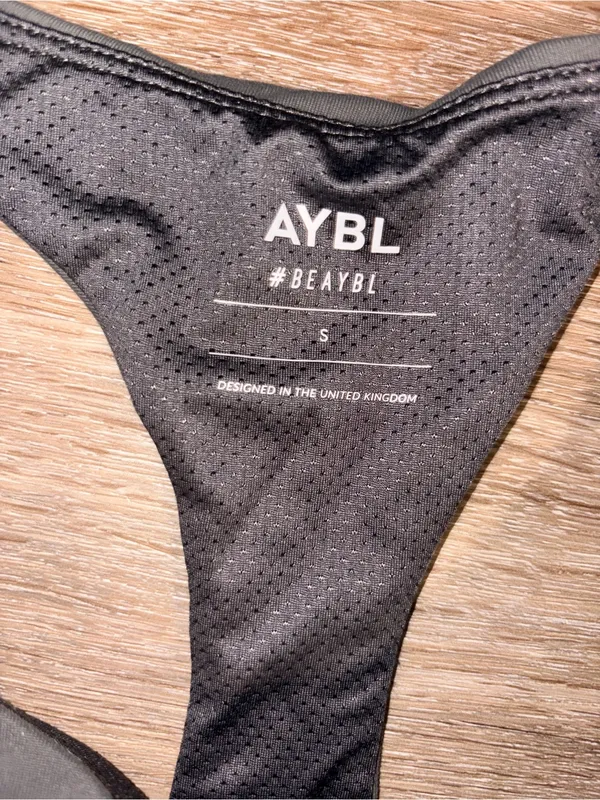 AYBL Racerback Sports Bra with Mesh Back Panel - Image 3