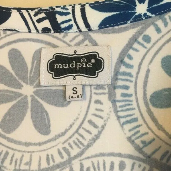 Mudpie small blue tank top‎ - Image 3