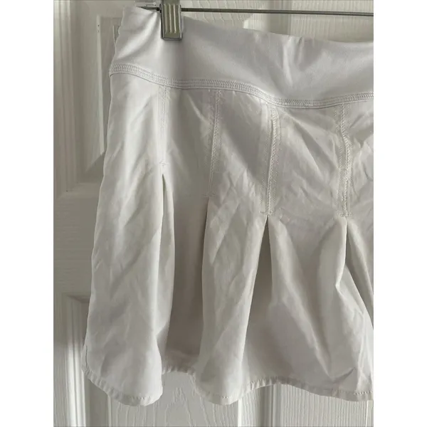 Athleta Pleated Skort Womens Size S White Tennis Golf‎ Activewear Performance - Image 2