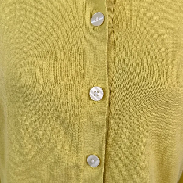 Loft Sunshine Yellow Women's cardigan Sweater business office style size Small - Image 4