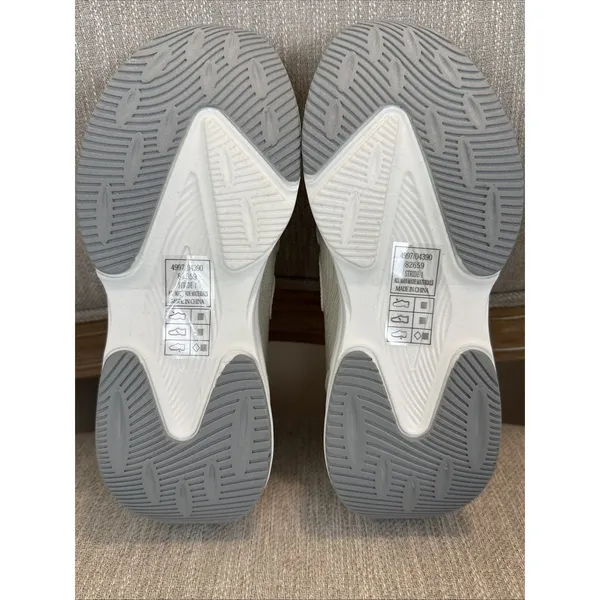 Outwoods Women's lightweight athletic mom sneaker resort travel cream color 6.5 comfort - Image 15