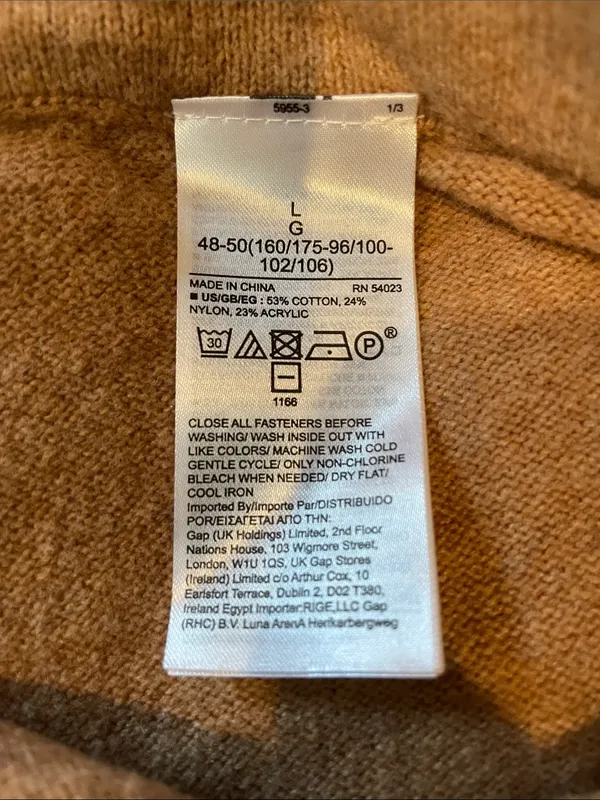 GAP Softest Sweater Sweats Pants Pull On Wide Leg in Camel Tan Size L - Image 9