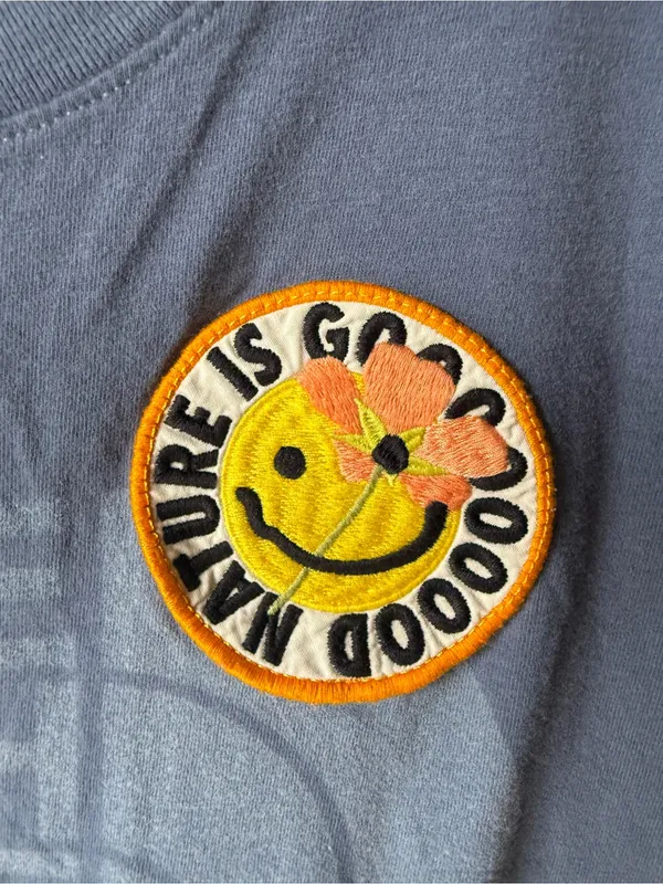 The North Face Nature Is Good Graphic Tee Blue - Image 2