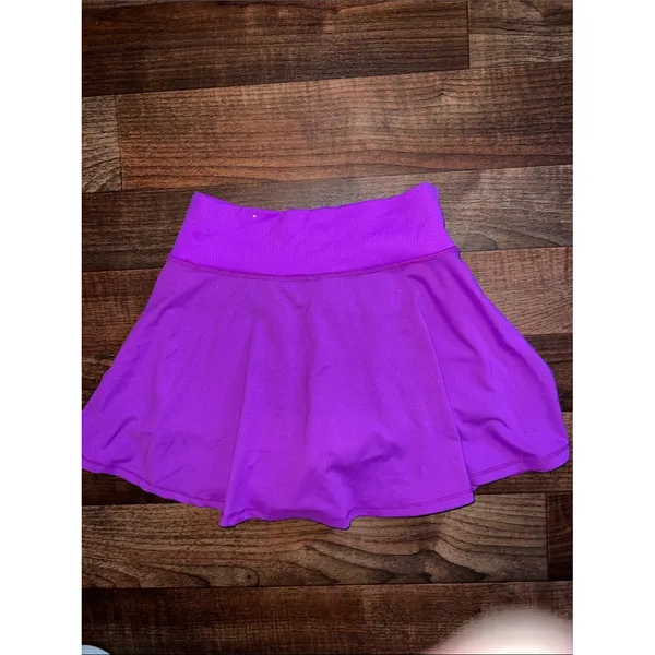 Justice Purple Athletic Skater Skirt - Image 3