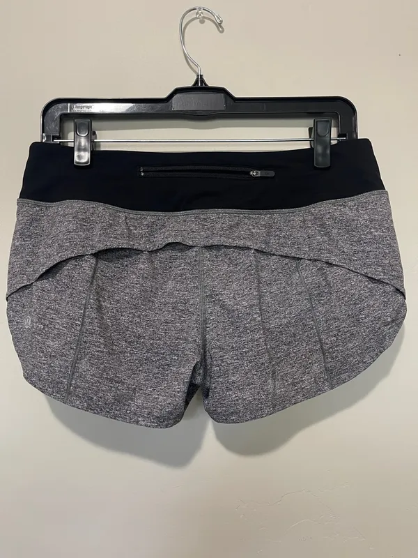 Lululemon Speed Up Short 2.5" Heather Lux Multi Black / Black size 6 - Image 4