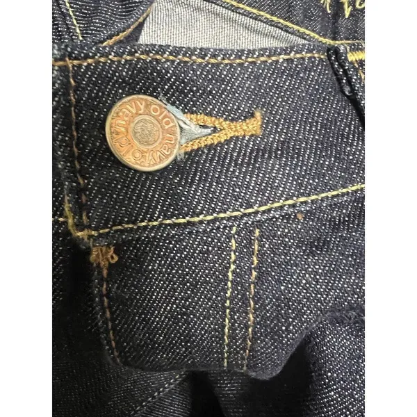 Old Navy The Flirt Jeans Womens Dark Wash Straight Leg Indigo Denim 27x35‎ - Image 6
