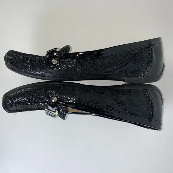 Anne Klein Iflex Women's Shoes Sz 8M Black Moccasin Loafers Flat Comfort - Image 10