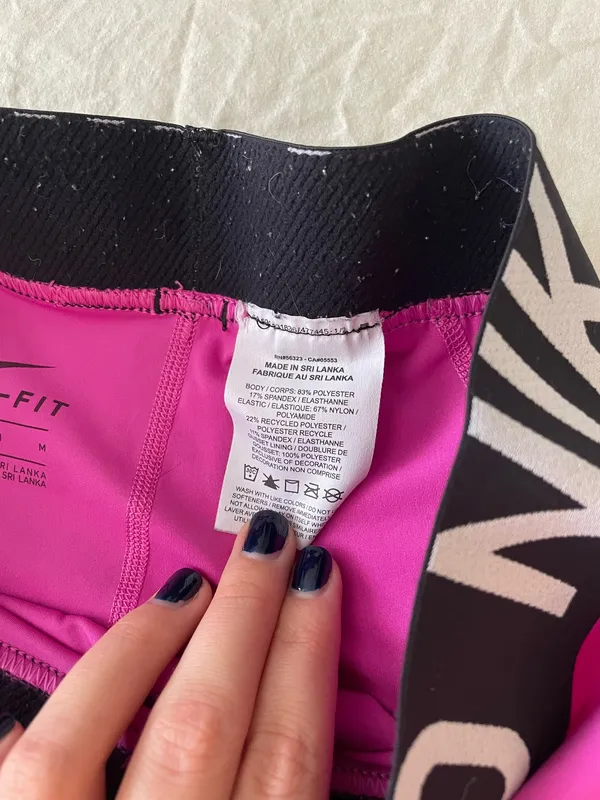 Pink Nike Pro Shorts - Image 3