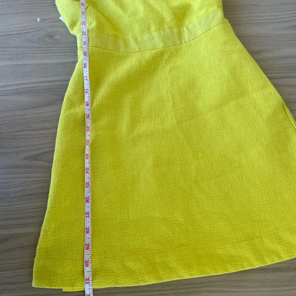 Anthropologie Backless Dress in Bright Yellow - Image 9
