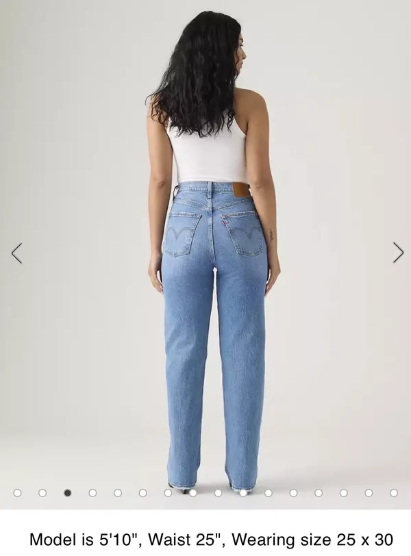 Levi’s Denim Jean Ribcage Straight - Image 4