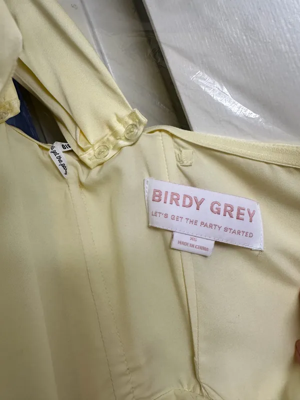 Bridesmaid Birdy Grey Dress - Image 3