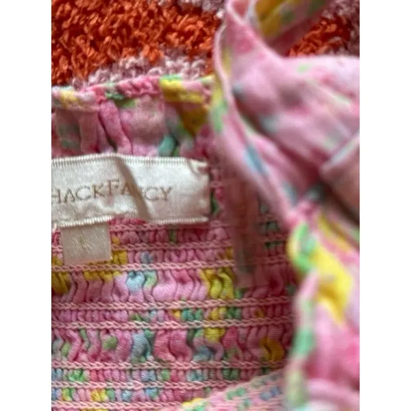 Love shack fancy pink floral top - Image 3