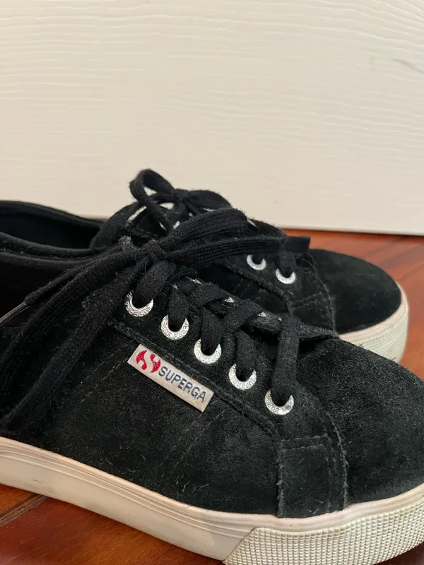Superga black platform sneaker - Image 2
