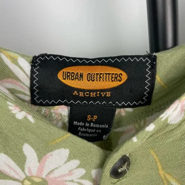 Urban Outfitters Archive Green Floral Maddison Mini‎ Playsuit Romper - Image 8
