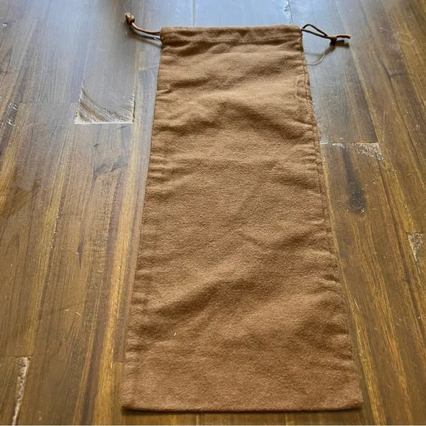 Gucci Brown Drawstring Dust Bag Logo Cover Sleeve Protective Case - Image 2