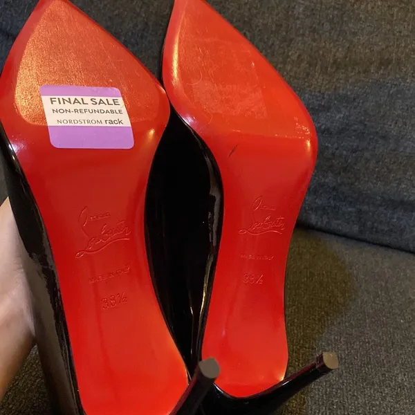 Christian Louboutin Patent Leather Heel Size 38.5 - Image 5