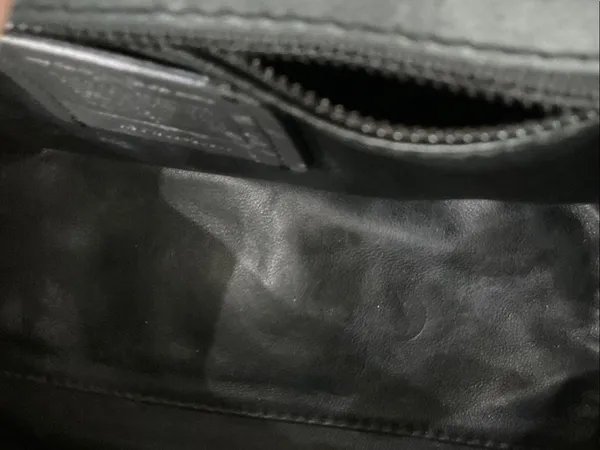 Coach Drifter 38388 Black Mixed-Leather Top Handle Satchel with Strap - Image 8