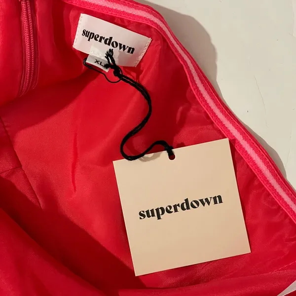NWT Superdown Lilianah Sweetheart Mini Dress - Pink - XL - Image 6