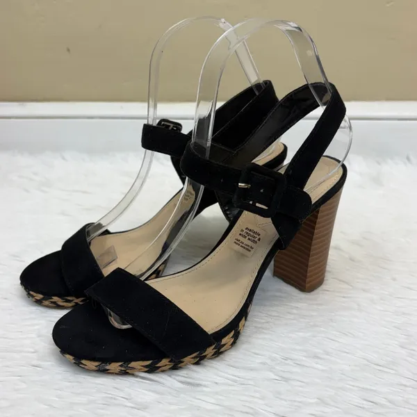 Liz Claiborne Women's Paseo Block Heel Platform Espadrille Sandals Size 7 - Image 4