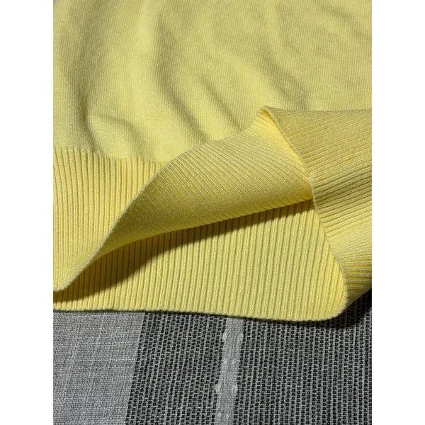 Edikted Yellow Knit Tube Top Strapless Ribbed Hem Size Small S21114-YELLOW‎ - Image 5