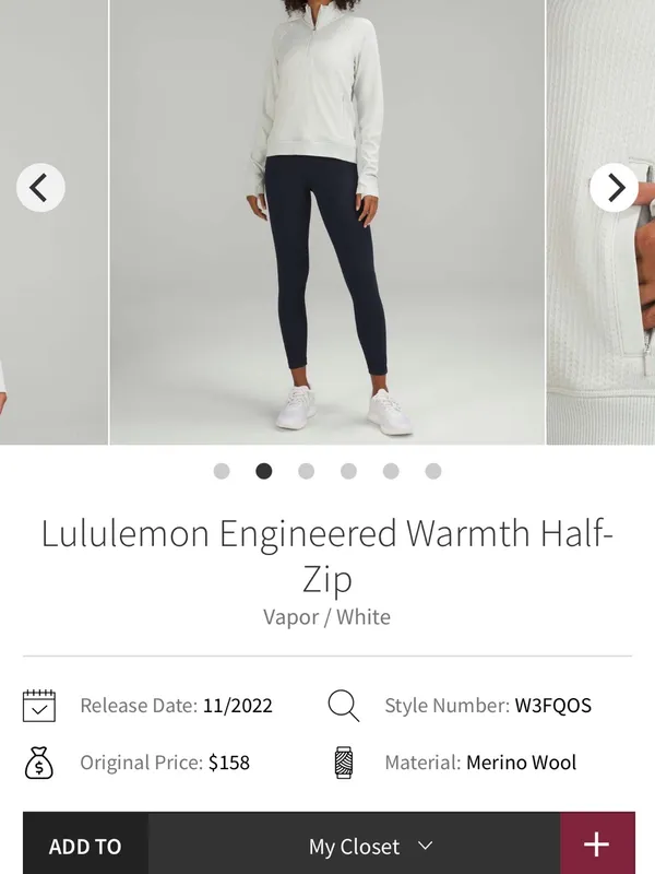 Lululemon half-zip sweater - Image 7