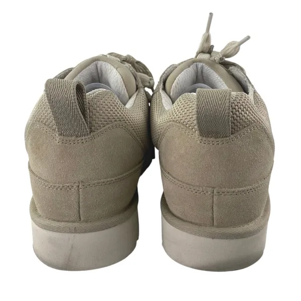 UGG Lowmel Men's Beige Tan Low Top Lace Up Platform Fashion Sneakers Shoes Sz 12 - Image 3