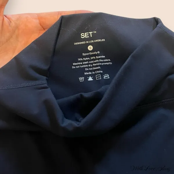 Set Active NWOT bike shorts - Oxford - Image 4