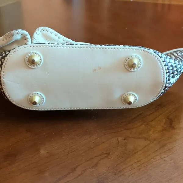 Brown/Cream Inge purse Brown - Image 12