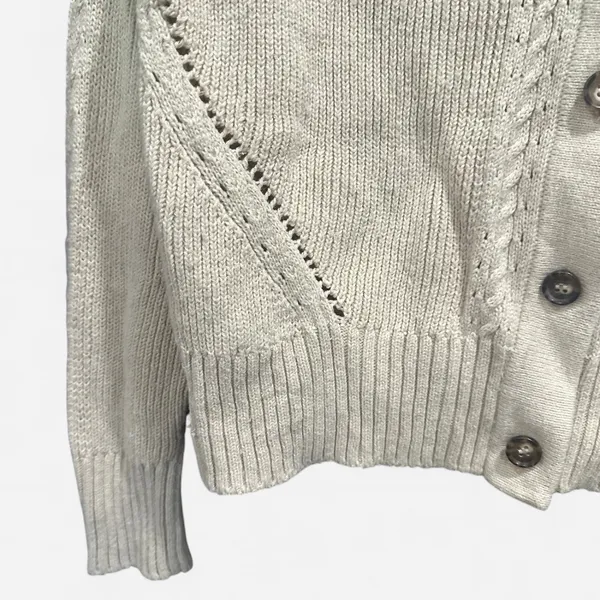Marine Layer Robin Crop Cardigan In Oatmeal XS - Image 12