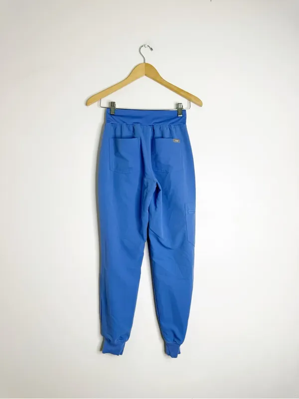 FIGS Zamora Jogger Scrub Pants XXS Petite Blue - Image 2