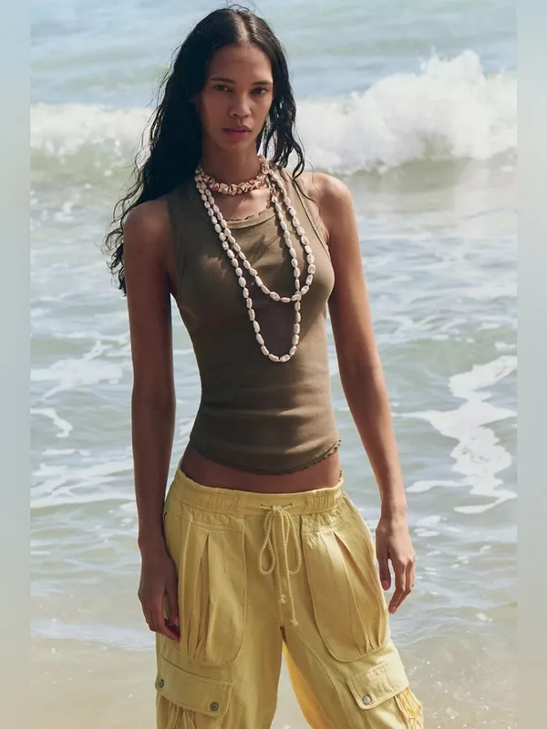 NWT Free People Skylar Shell Convertible Belly Chain Necklace 🐚 - Image 3