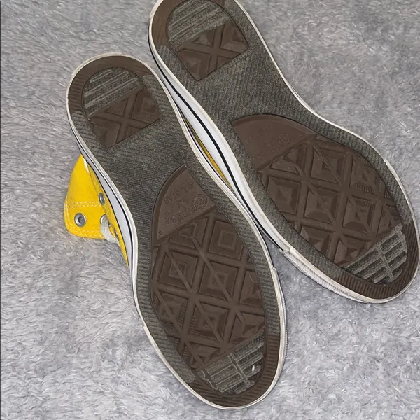 Converse Chuck Taylor All Star High Tops Yellow Unisex W6 / M4 - Image 6