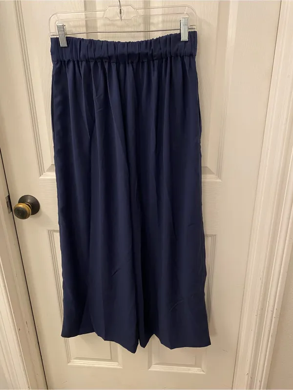 Madewell Dark Navy Wide-Leg Pants - Image 3