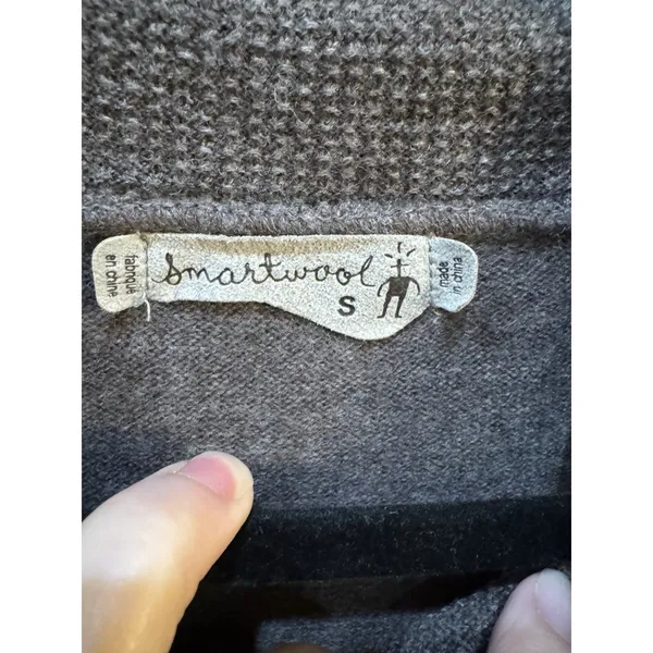 Smartwool Willow Lake merino wool sweater Size Small Asymmetrical - Image 4