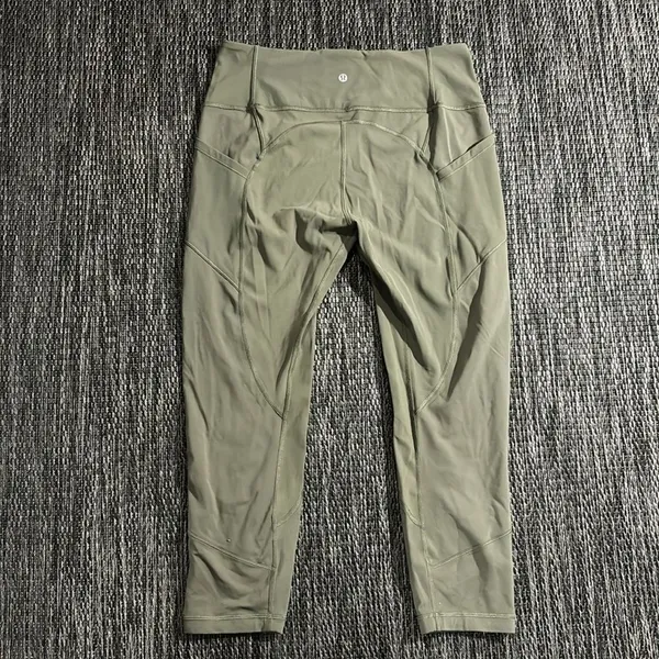 Lululemon All The Right Places Crop Legging II *23" Sage Size 12 - Image 3
