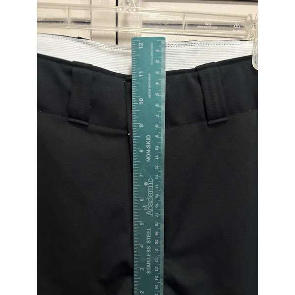 High‎ Five Womens Softball Pants Black Size Large Zip Elastic Band High Rise - Image 2
