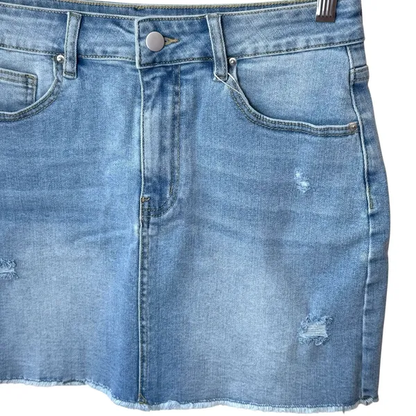 NEW Unbranded Denim Skirt Capsule‎ Summer Coastal Rodeo Cowgirl M - Image 3