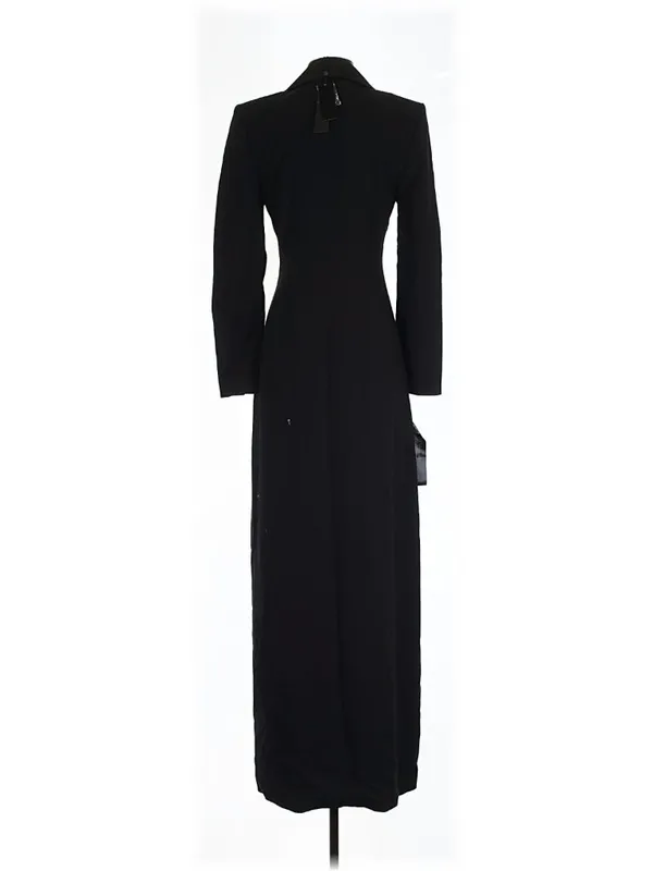 NWT BCBG MaxAzria Luciano Tuxedo Gown in Black Coat Jacket Dress 4 $498 - Image 9
