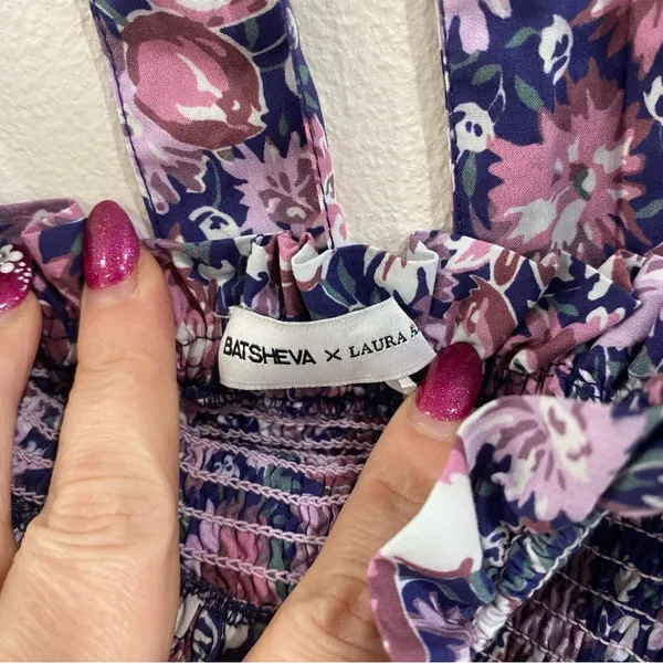 Laura‎ Ashley x Batsheva Country Chic Vintage Inspired Gwen Dress in Inglesham - Image 5