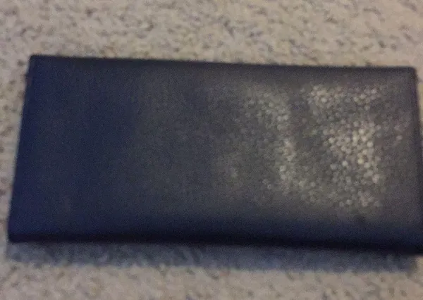Black faux leather wallet. - Image 3