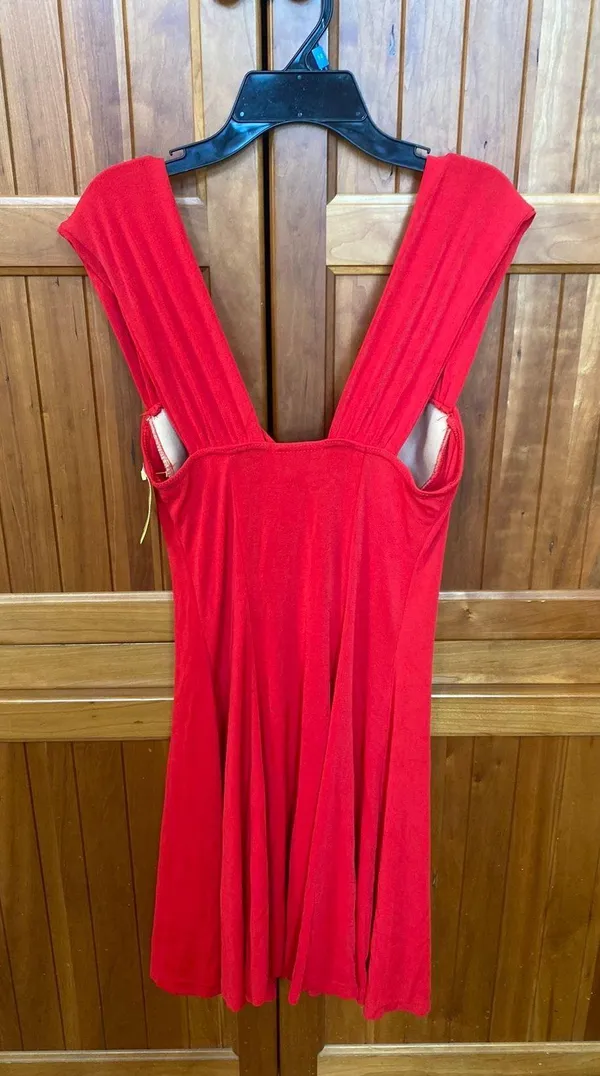 Vintage Red Dress Size M - Image 4