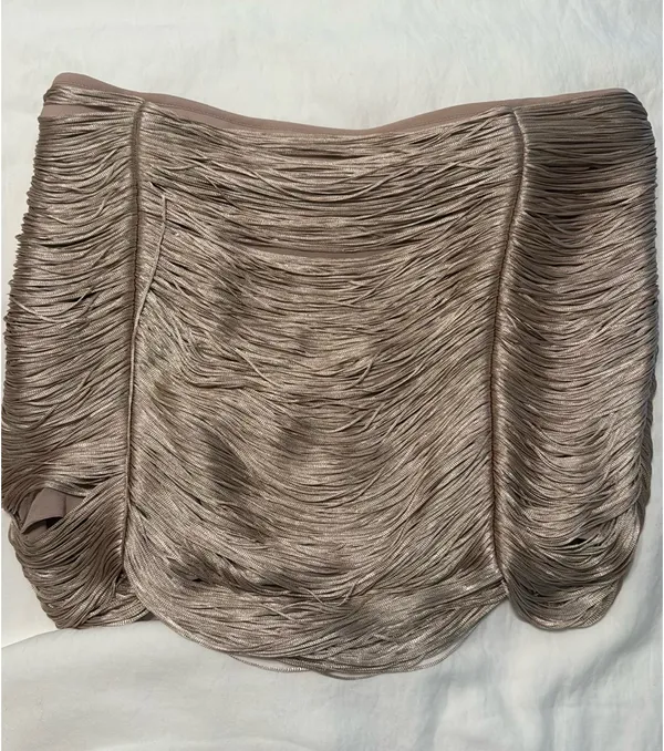 Zara Fringed Mini Skirt - Image 5