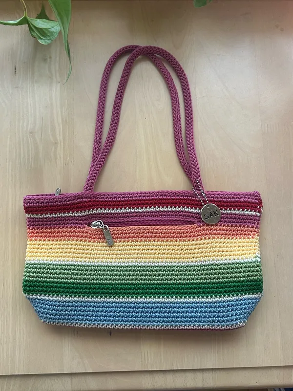 The Sak Rainbow Crochet Shoulder Bag - Image 14