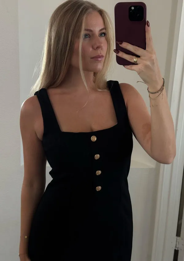 Karen Millen black midi dress  - Image 8