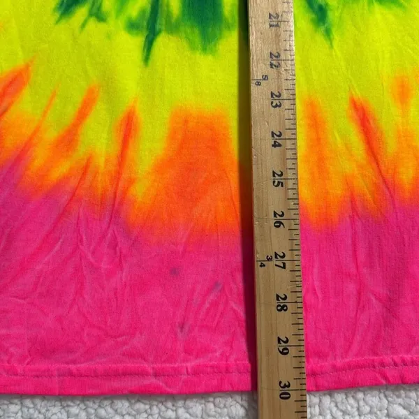 GILDAN size large multi color Tie-Dye Long Sleeve Shirt Orlando Florida beachy - Image 2